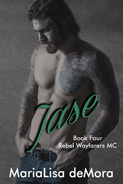 Cover - Jase, book #4, Rebel Wayfarers MC book series