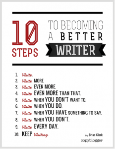 How to be a better writer - writing